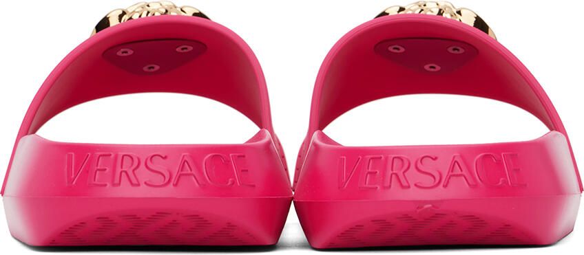 Versace Pink Palazzo Slides