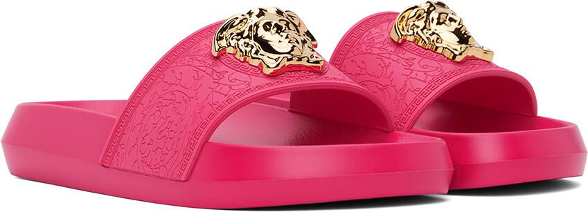 Versace Pink Palazzo Slides - Picture 2