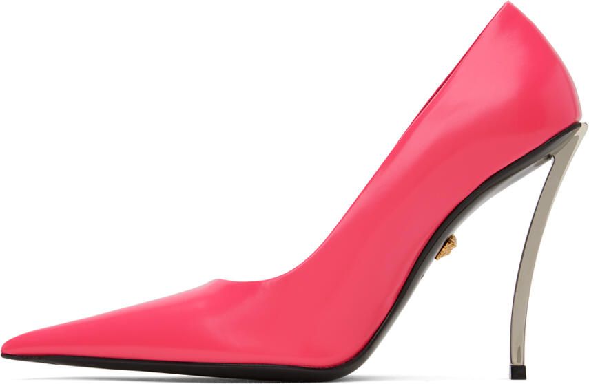 Versace Pink Pin-Point Heels - Picture 3