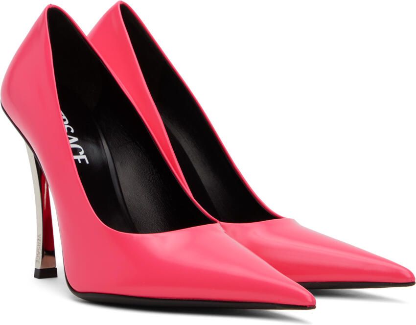 Versace Pink Pin-Point Heels - Picture 2