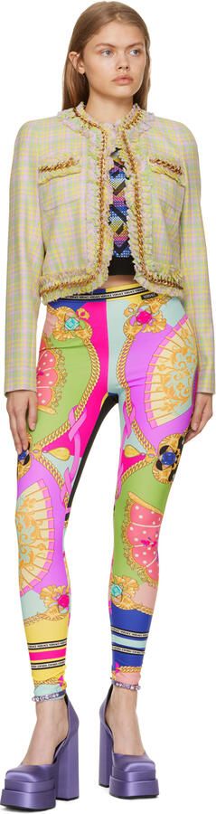 Versace Purple Medusa Aevitas Heels - Picture 4