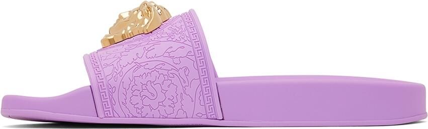 Versace Purple Palazzo Slides - Picture 4