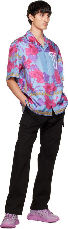 Versace Purple Trigreca Sneakers - Picture 4