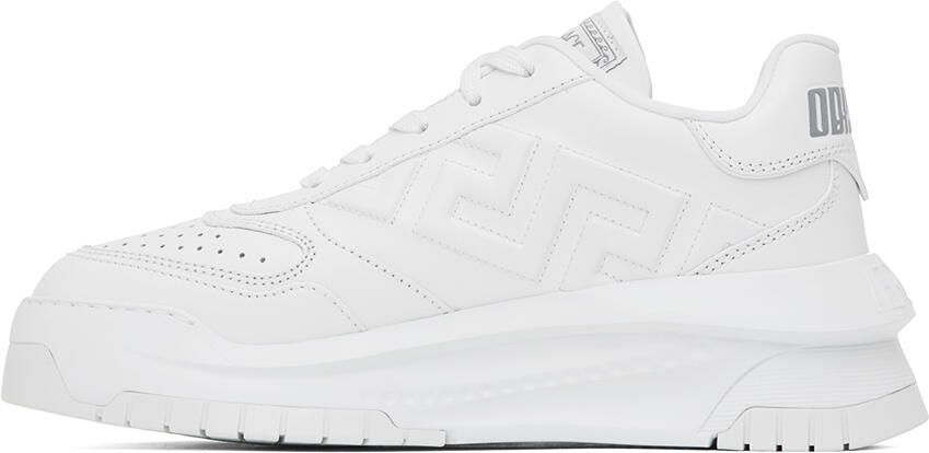 Versace White Greca Odissea Sneakers - Picture 3