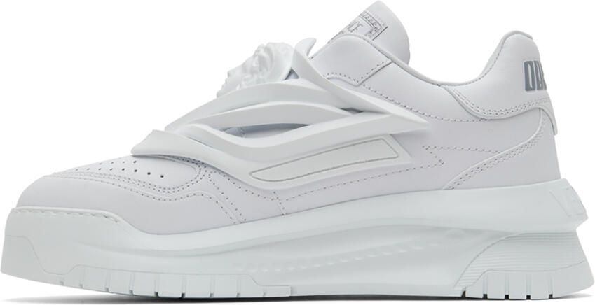 Versace White Odissea Sneakers - Picture 3