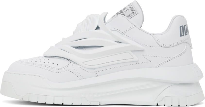 Versace White Odissea Sneakers - Picture 3