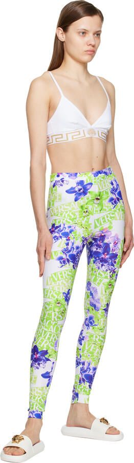 Versace White Palazzo Slides - Picture 4