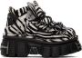 VETEMENTS Black & White Newrock Edition Platform Sneakers - Thumbnail 1
