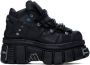 VETEMENTS Black New Rock Edition Platform Sneakers - Thumbnail 1