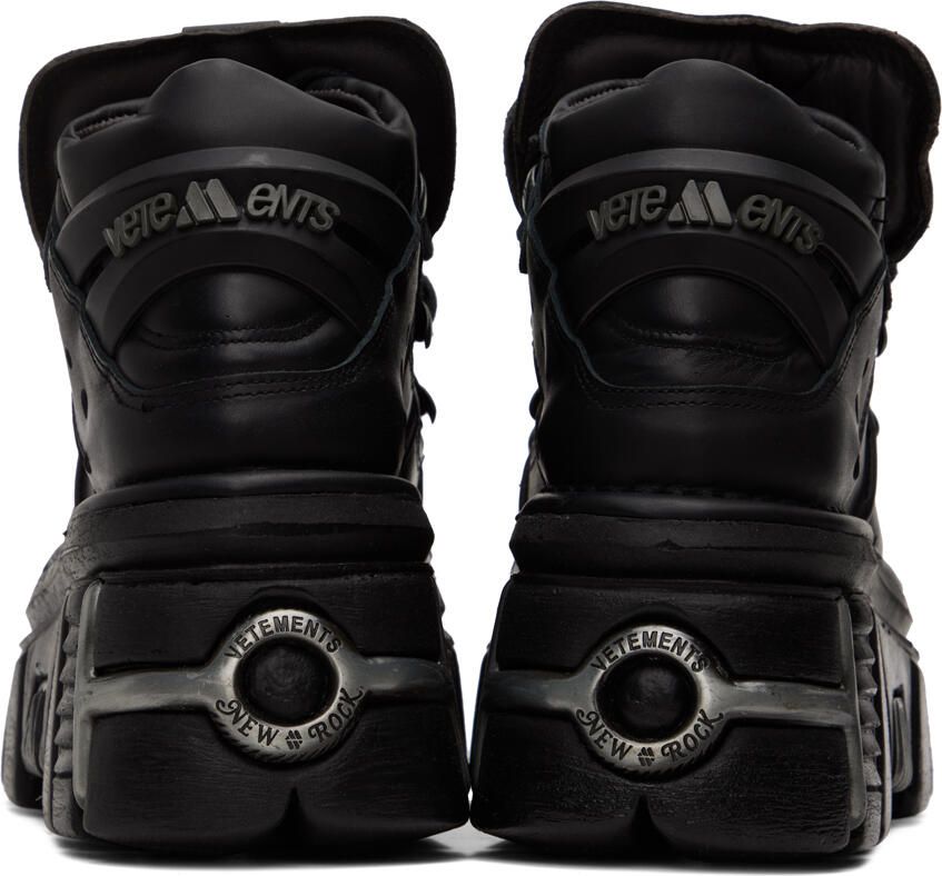 VETE TS Black New Rock Edition Platform Sneakers - Picture 7