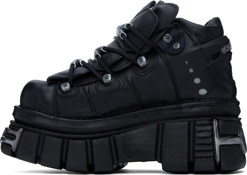 VETE TS Black New Rock Edition Platform Sneakers - Picture 4