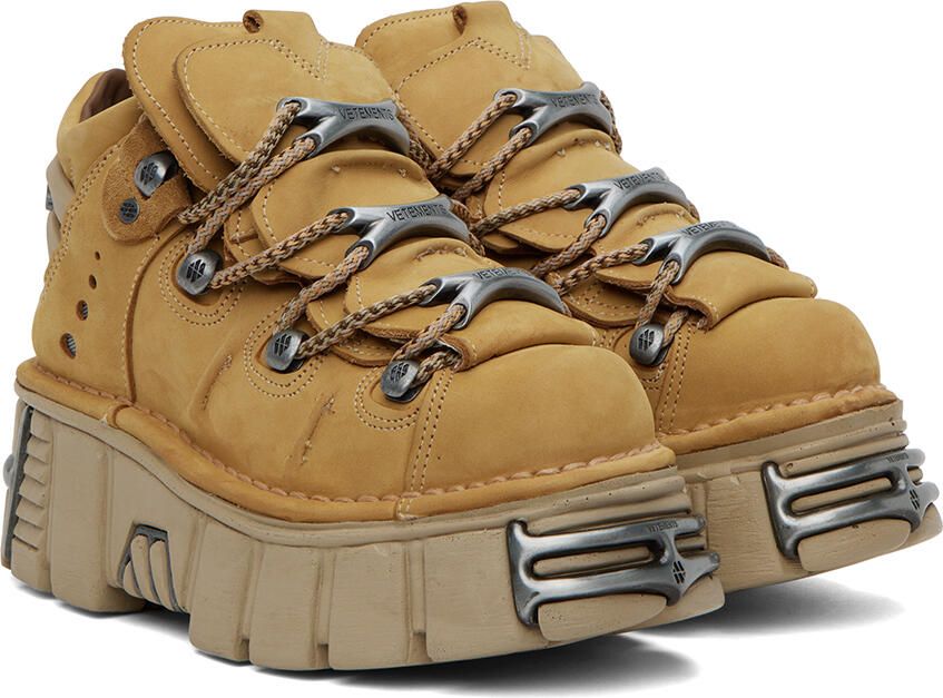 VETE TS Tan New Rock Edition Platform Sneakers - Picture 2