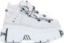 VETEMENTS White New Rock Edition Platform Sneakers - Thumbnail 1