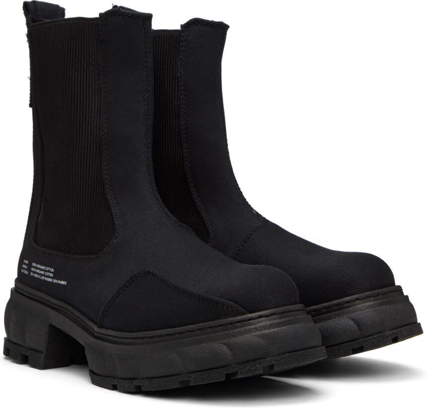 Virón SSENSE Exclusive Black Paradigm Chelsea Boots