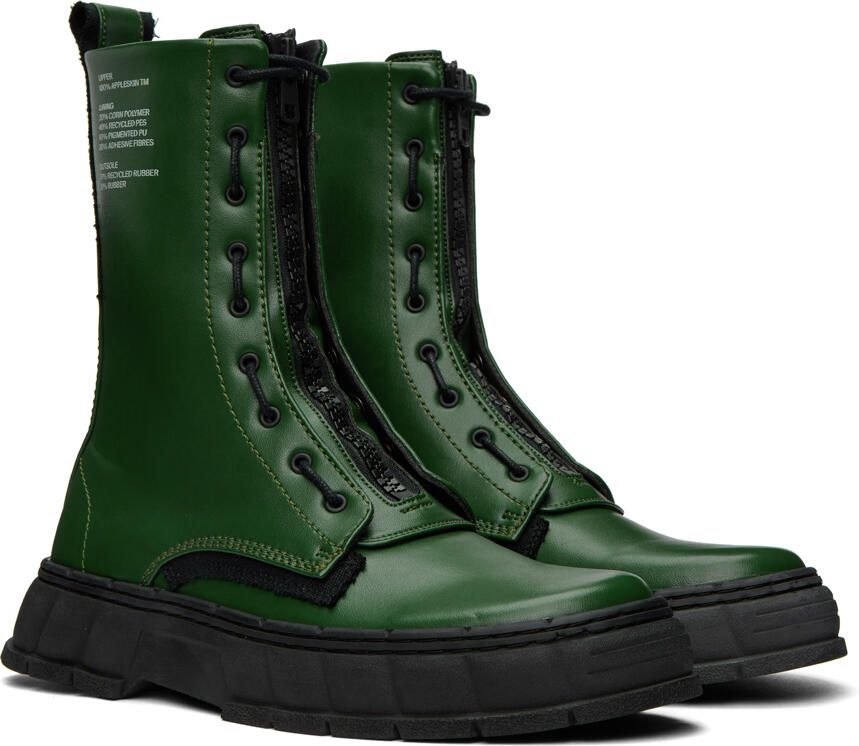 Virón SSENSE Exclusive Green 1992-Z Boots - Picture 2