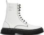 Virón White & Black 1992 Contrast Boots - Thumbnail 1