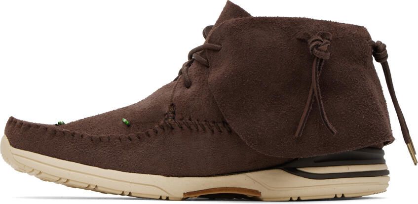 Visvim Brown FBT Lhamo-Folk Sneakers - Picture 3
