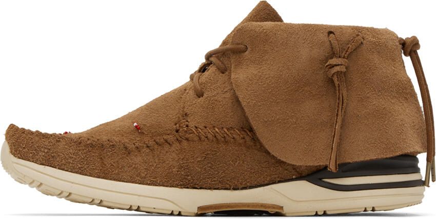 Visvim Brown FBT Lhamo-Folk Sneakers - Picture 3