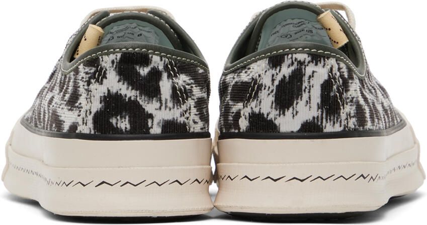 Visvim Gray Skagway Leopard Lo Sneakers