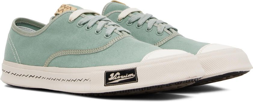 Visvim Green Logan Deck Sneakers - Picture 2