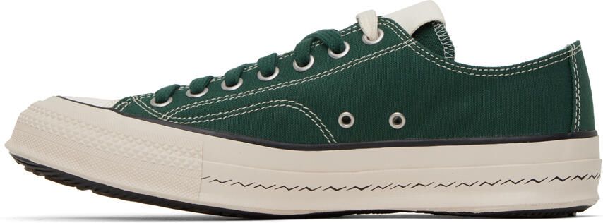 Visvim Green Skagway Lo Sneakers - Picture 3