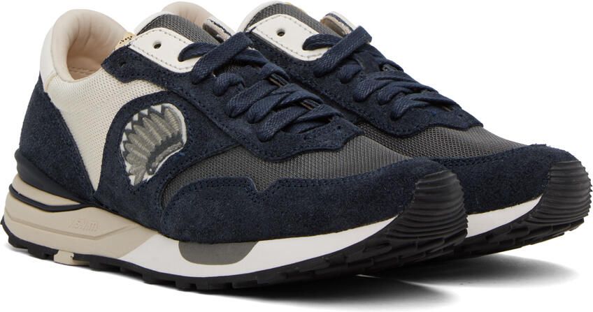 Visvim Navy Roland Jogger Sneakers - Picture 2