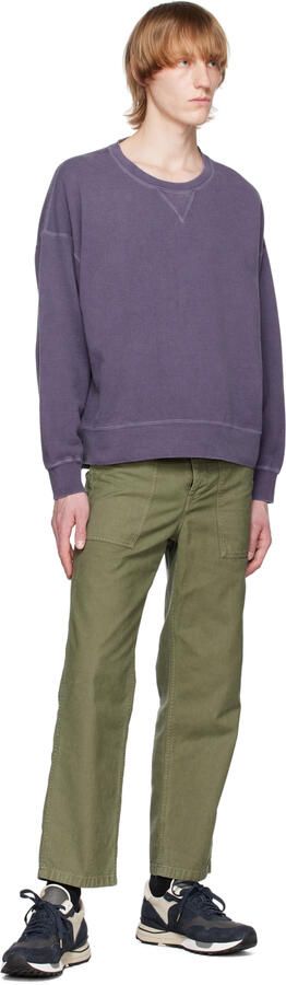 Visvim Navy Roland Jogger Sneakers - Picture 4