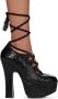 Vivienne Westwood Black Ghillie Heels - Thumbnail 1