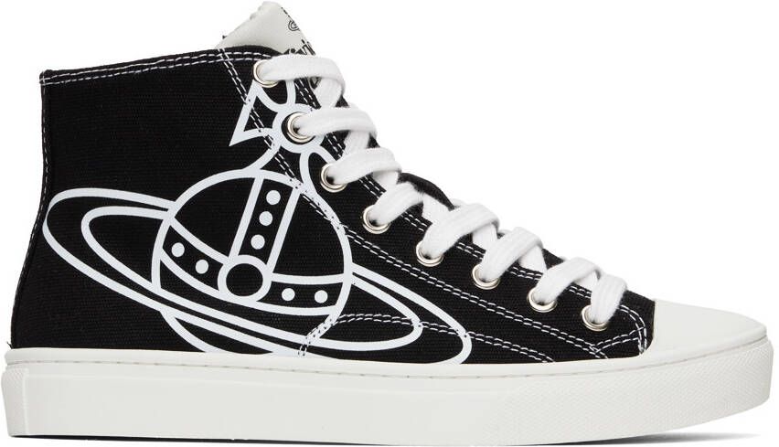 Vivienne Westwood Black Plimsoll Sneakers - Picture 2