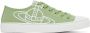 Vivienne Westwood Green Plimsoll Low Top Sneakers - Thumbnail 1