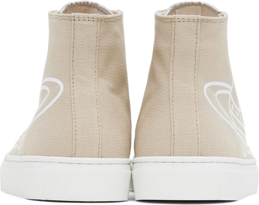 Vivienne Westwood Beige Plimsoll High Top Sneakers