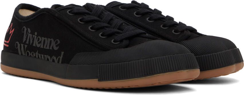 Vivienne Westwood Black Animal Gym Sneakers - Picture 2