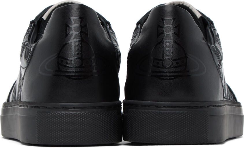 Vivienne Westwood Black Embossed Sneakers