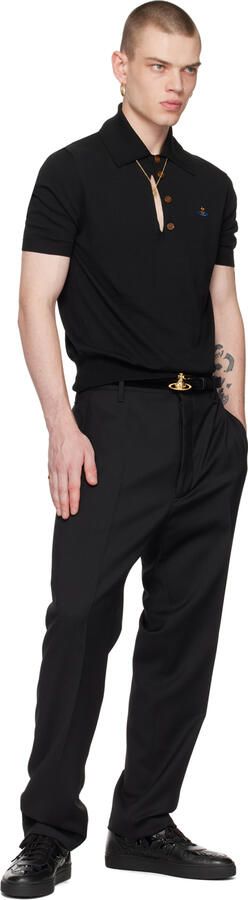 Vivienne Westwood Black Embossed Sneakers - Picture 4