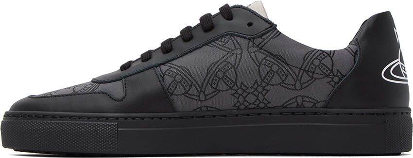 Vivienne Westwood Black Orb Print Sneakers - Picture 3