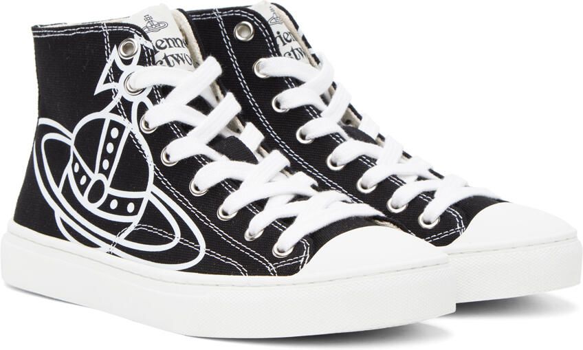 Vivienne Westwood Black Plimsoll Sneakers - Picture 6