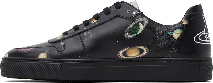Vivienne Westwood Black Printed Sneakers - Picture 3