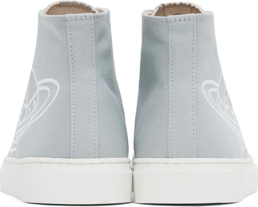 Vivienne Westwood Blue Plimsoll High Top Sneakers - Picture 5