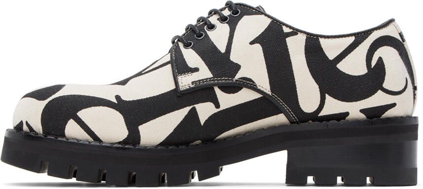 Vivienne Westwood Off-White & Black New Utility Derbys - Picture 2