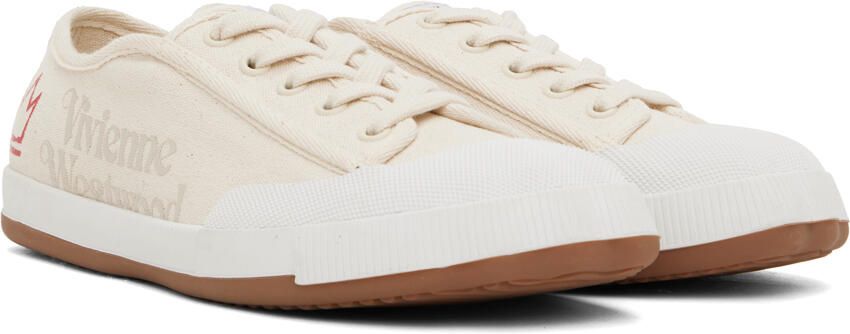 Vivienne Westwood Off-White Animal Gym Sneakers - Picture 3