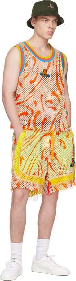 Vivienne Westwood White Embossed Sneakers - Picture 4