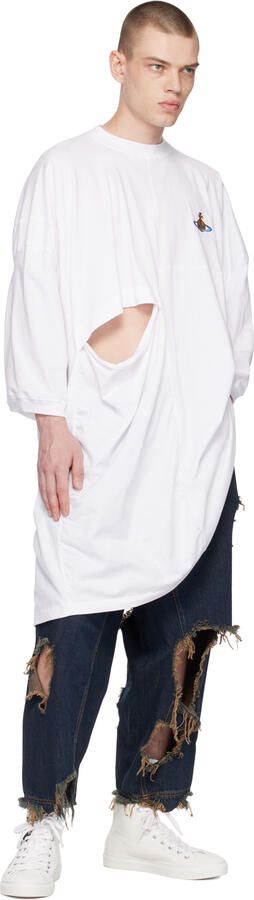 Vivienne Westwood White Plimsoll Sneakers - Picture 4