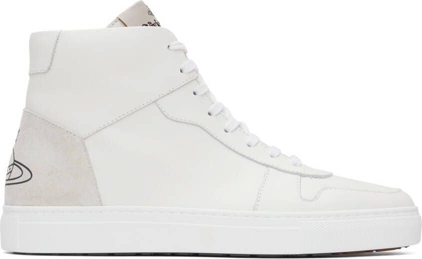 Vivienne Westwood White Apollo High-Top Sneakers