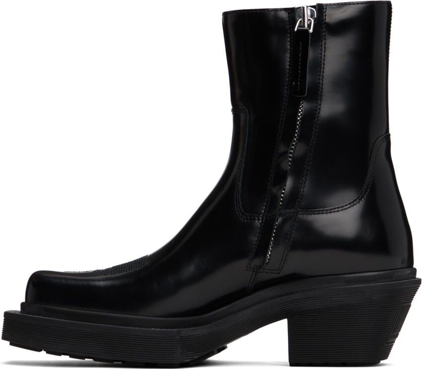 VTMNTS Black Neo Western Boots - Picture 3