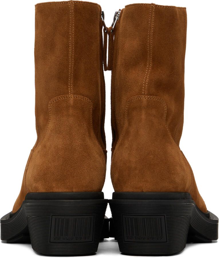 VTMNTS Tan Cowboy Chelsea Boots