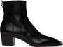 Wales Bonner Black Stacked Chelsea Boots - Thumbnail 1
