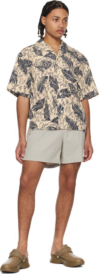 Wooyoungmi Beige Embossed Clogs - Picture 4