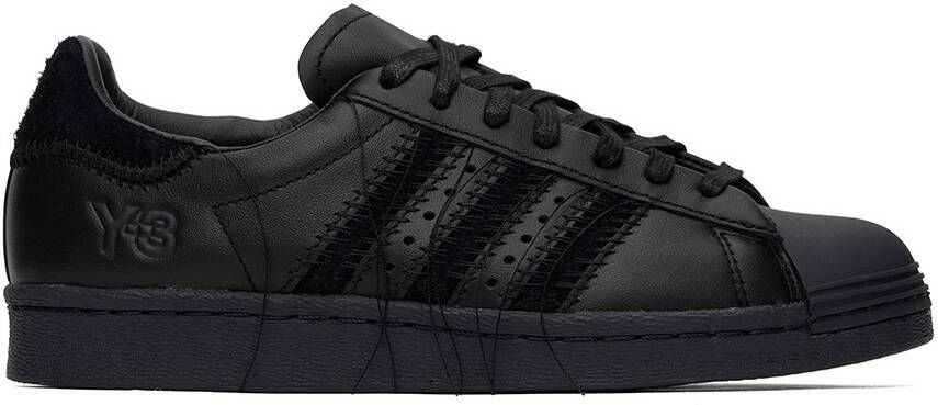 Y-3 Black Superstar Sneakers