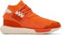 Y-3 Orange Qasa High Sneakers - Thumbnail 4