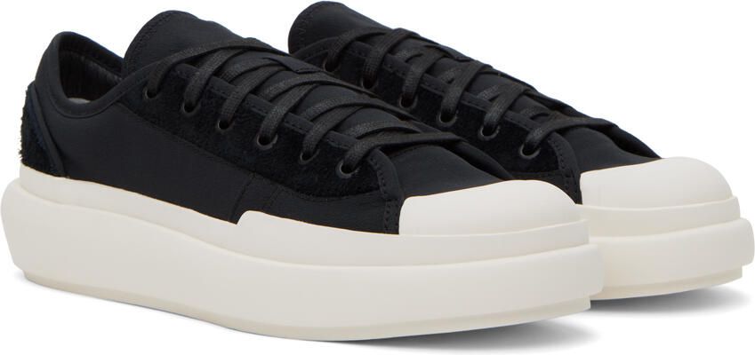 Y-3 Black Ajatu Court Low Sneakers - Picture 2